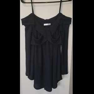 DRESSFO | Size S/P US 4 | Black Above Knee Dress